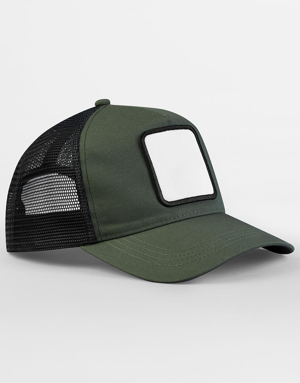 Appliqué Patch 5-Panel Trucker - Custom-Ready & Recycled | 13469