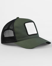 Appliqué Patch 5-Panel Trucker - Custom-Ready & Recycled | 13469