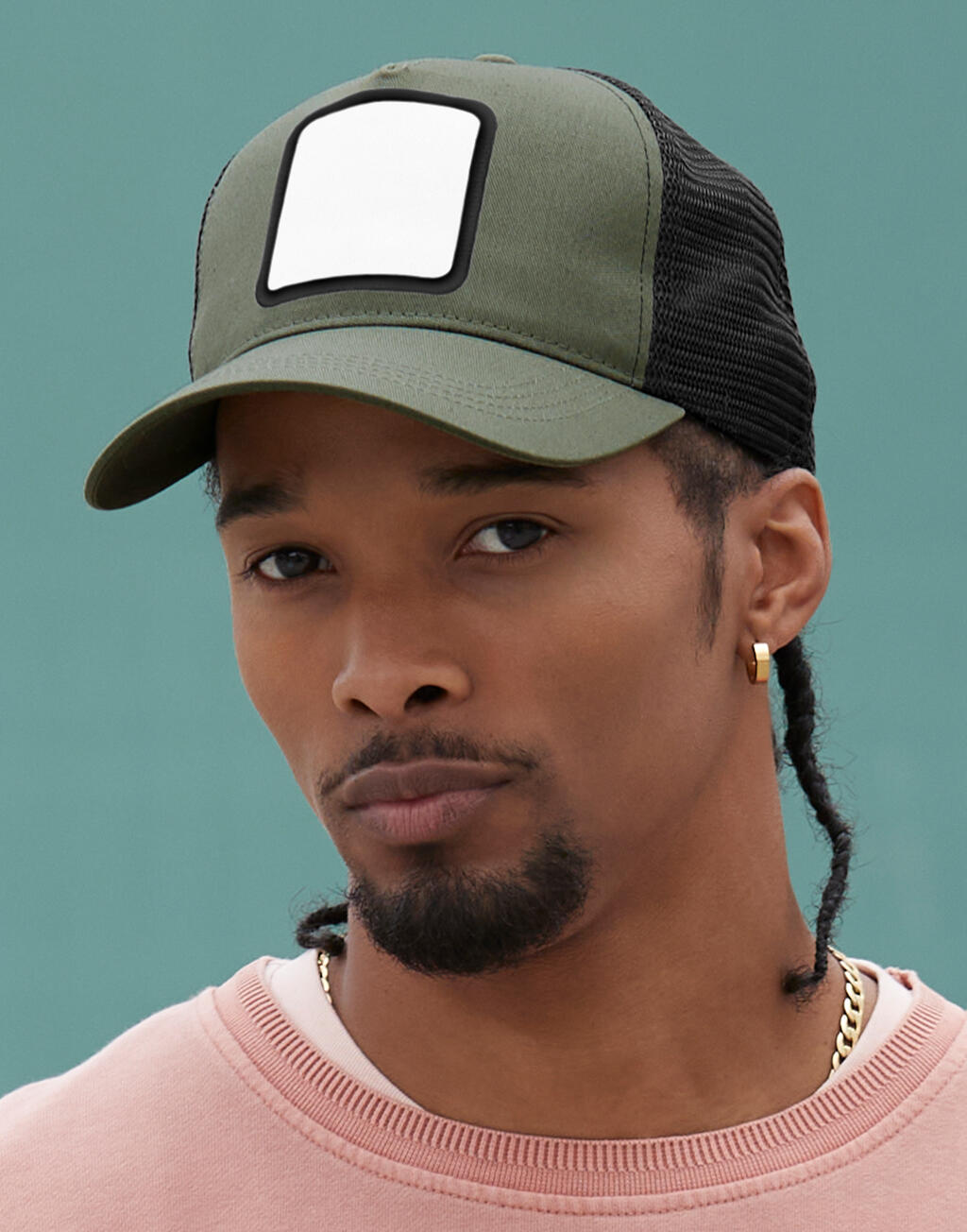 Appliqué Patch 5-Panel Trucker - Custom-Ready & Recycled | 13469