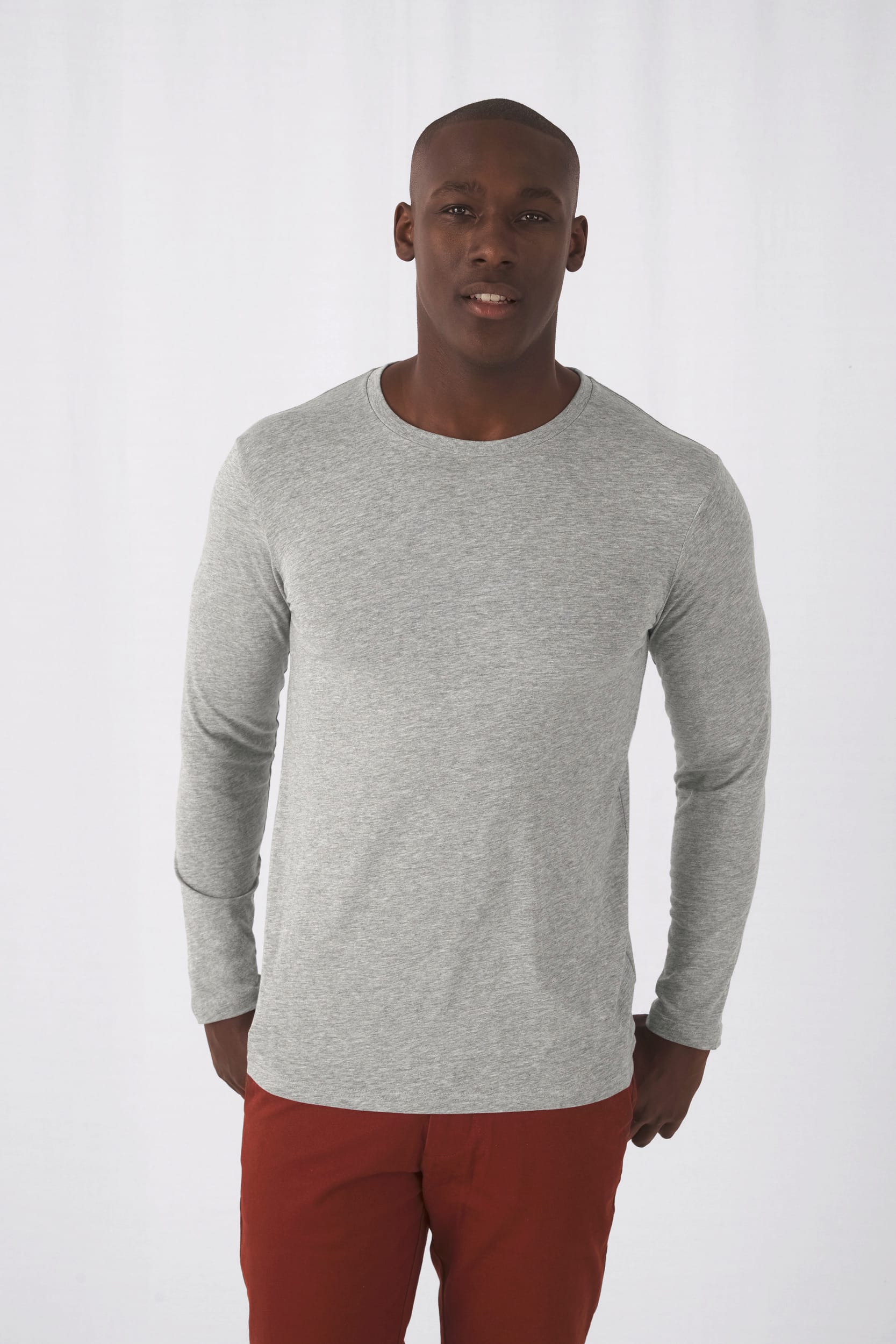 B&C CGTM070 - Men's Organic Inspire Long-sleeved T-shirt