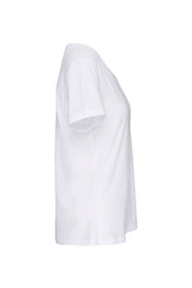 Dames T-shirt met Korte Mouwen van Biologisch Katoen met Ruwe Rand Halslijn - 110 g/m² - K399