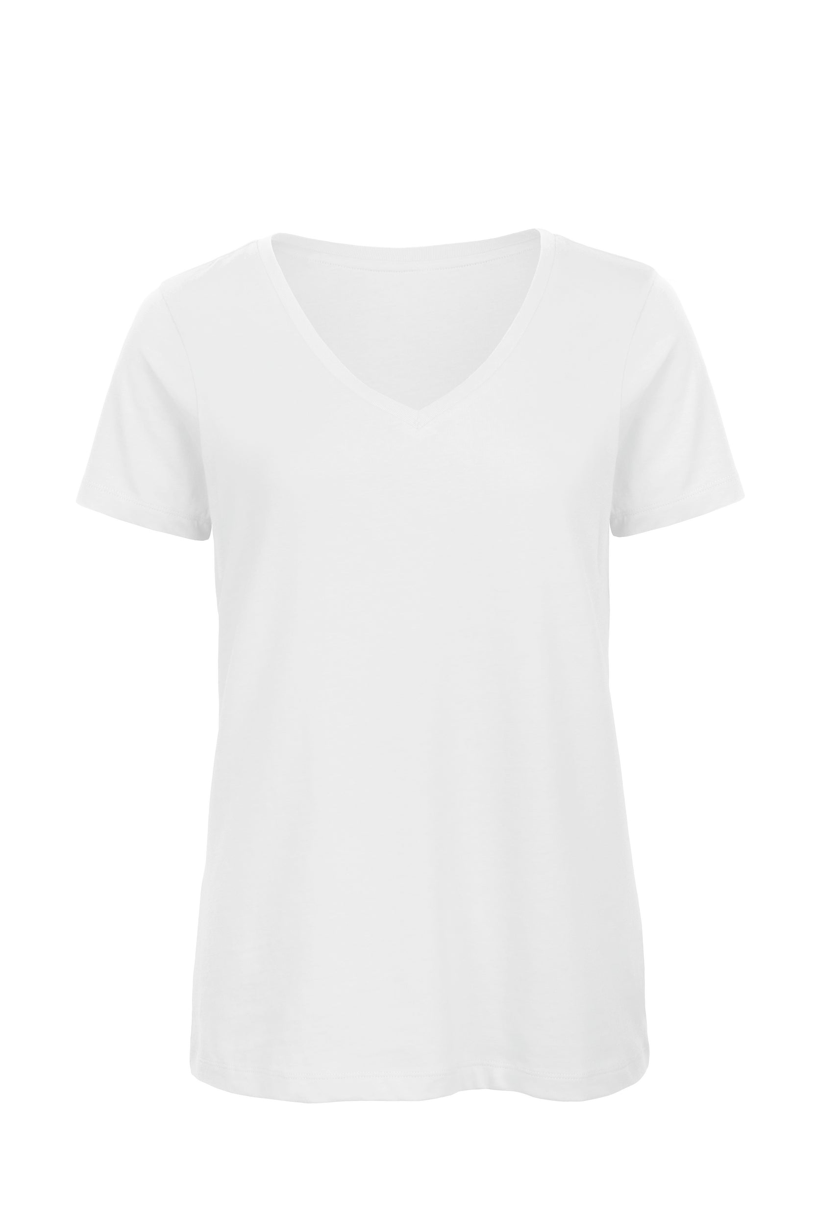 B&C CGTW045 - Ladies' Organic Cotton V-neck T-shirt