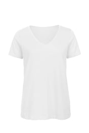 B&C CGTW045 - Ladies' Organic Cotton V-neck T-shirt