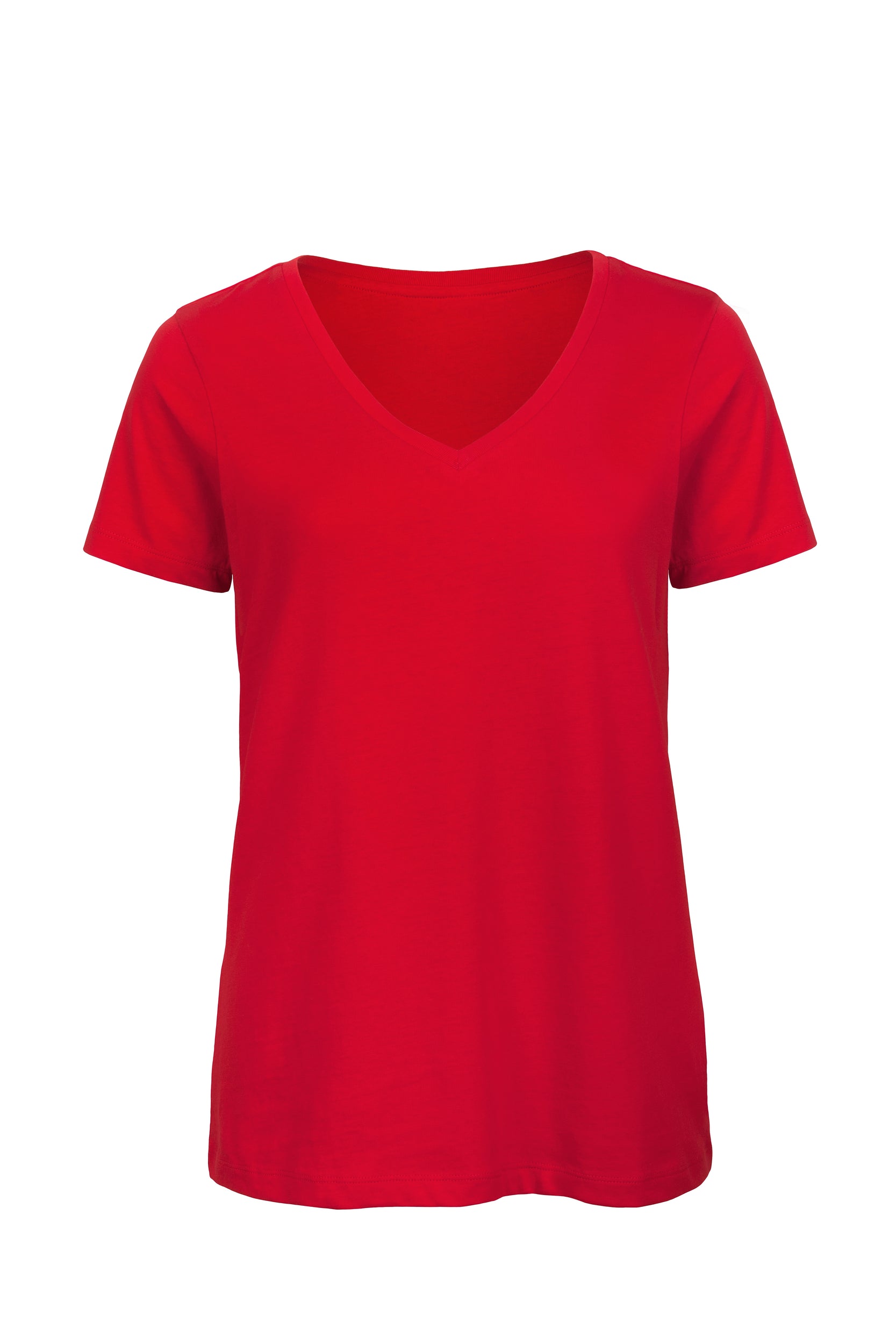 B&C CGTW045 - Ladies' Organic Cotton V-neck T-shirt