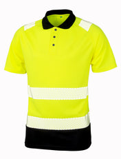 High-visibility veiligheidspolo van gerecycled polyester | R501X