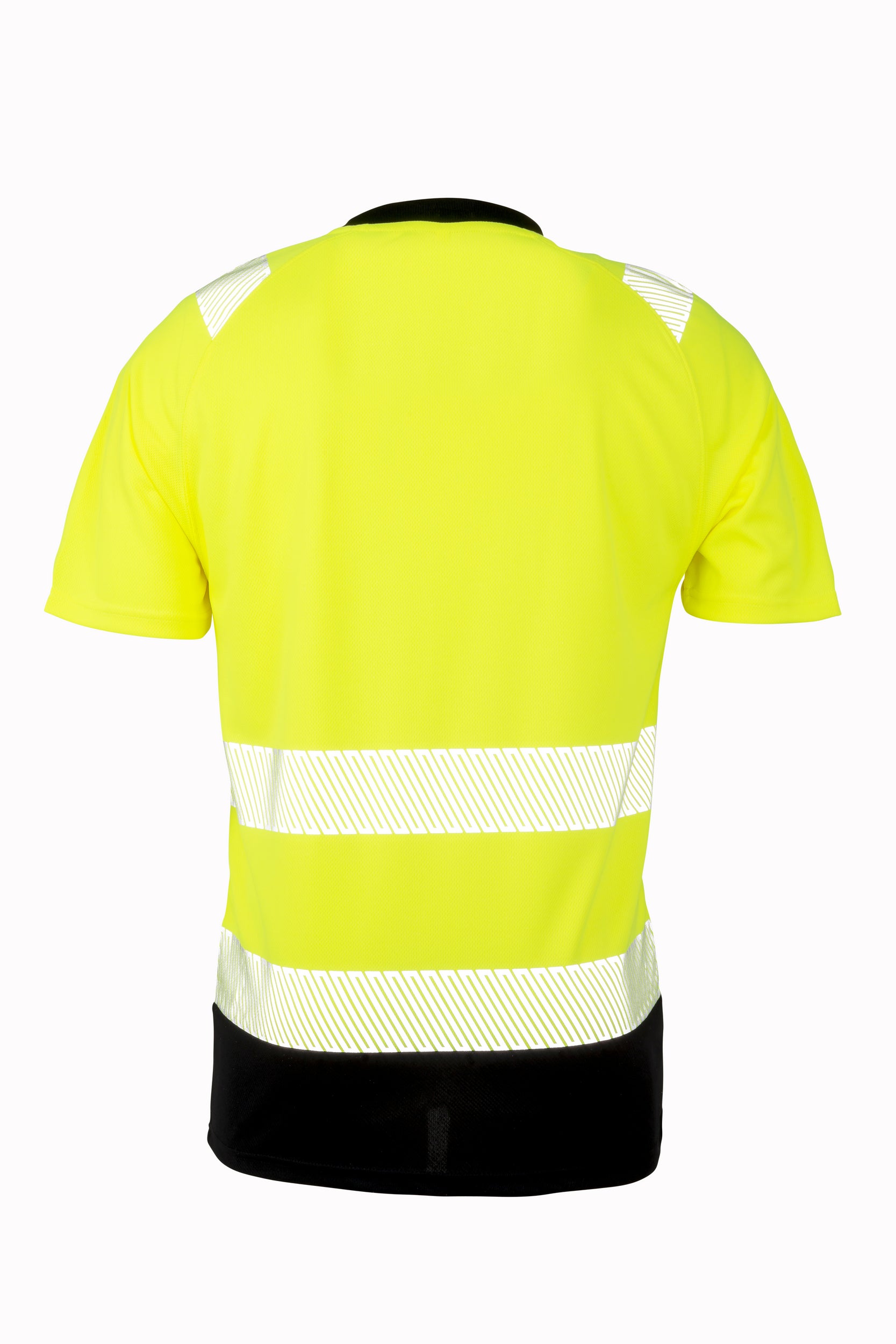 Warnschutz-Sicherheits-T-Shirt aus recyceltem Polyester mit Reflexbesatz | R502X