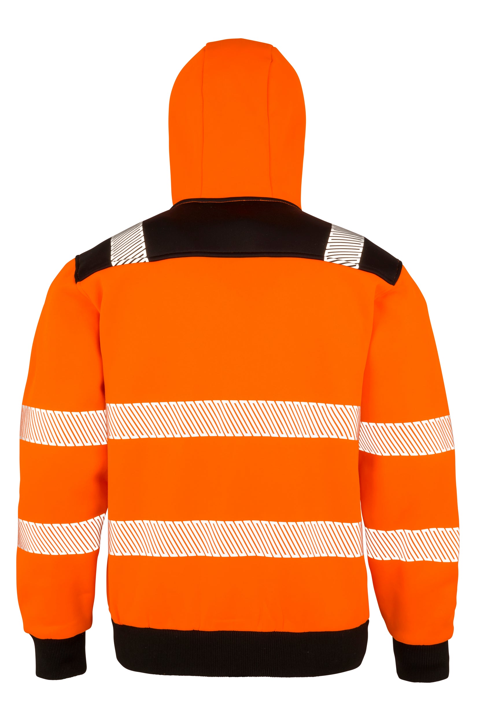Sudadera de seguridad de alta visibilidad con capucha y cremallera de poliéster reciclado | R503X
