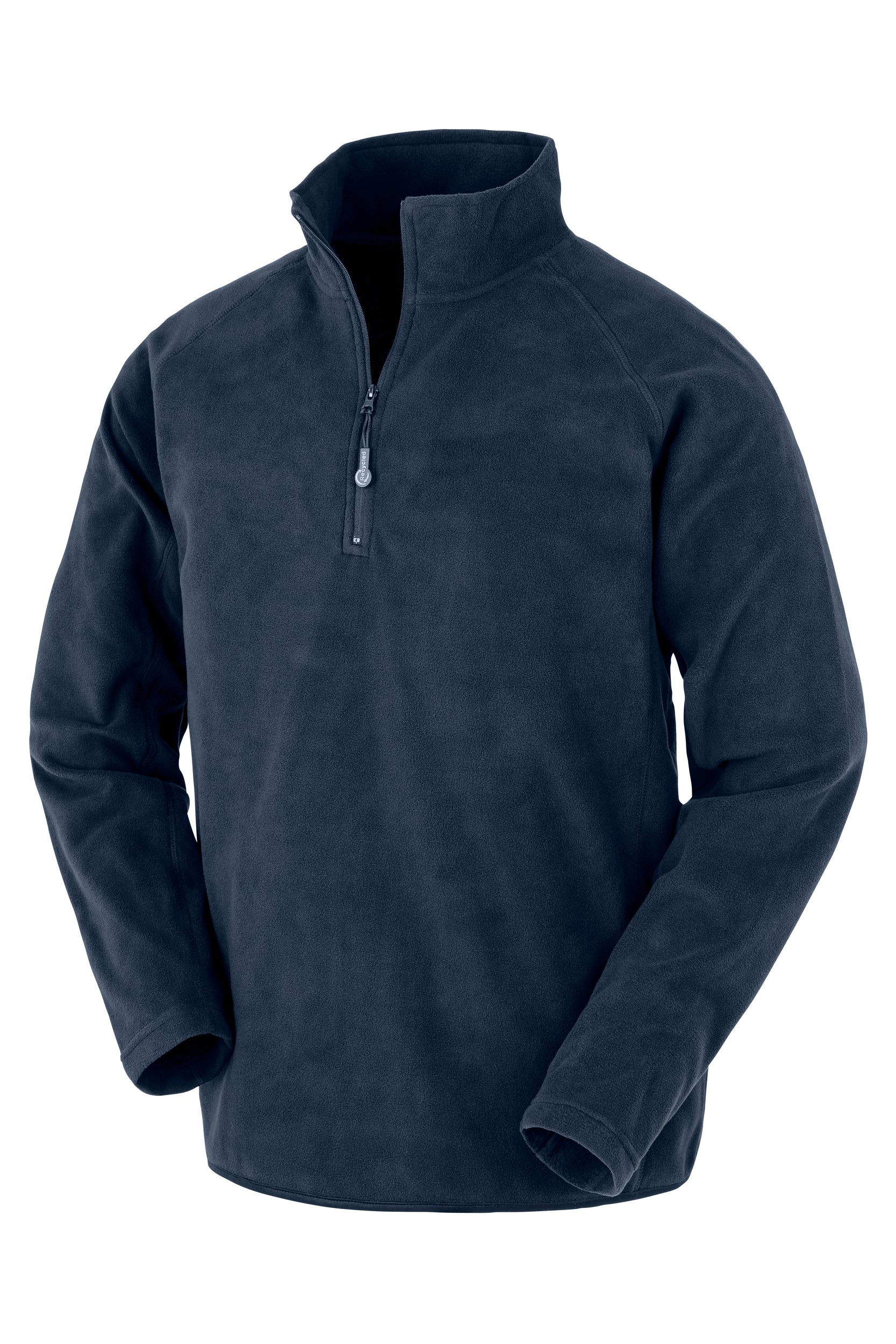 Jersey de micropolar en poliéster reciclado con cuello de cremallera | R905X