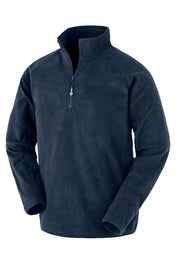 Jersey de micropolar en poliéster reciclado con cuello de cremallera | R905X
