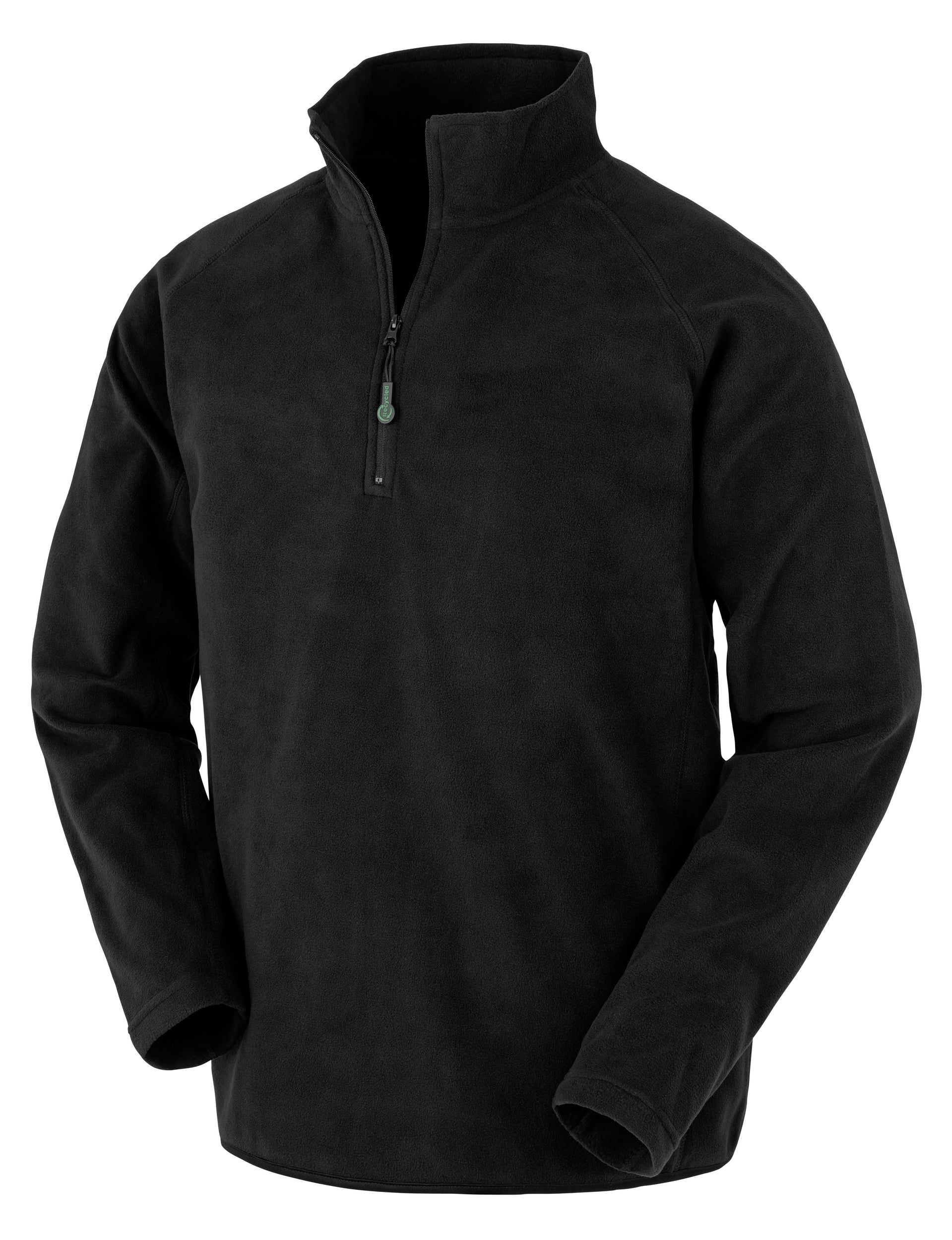 Jersey de micropolar en poliéster reciclado con cuello de cremallera | R905X