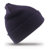 Gorro de doble grosor con vuelta de poliéster reciclado | RC929X