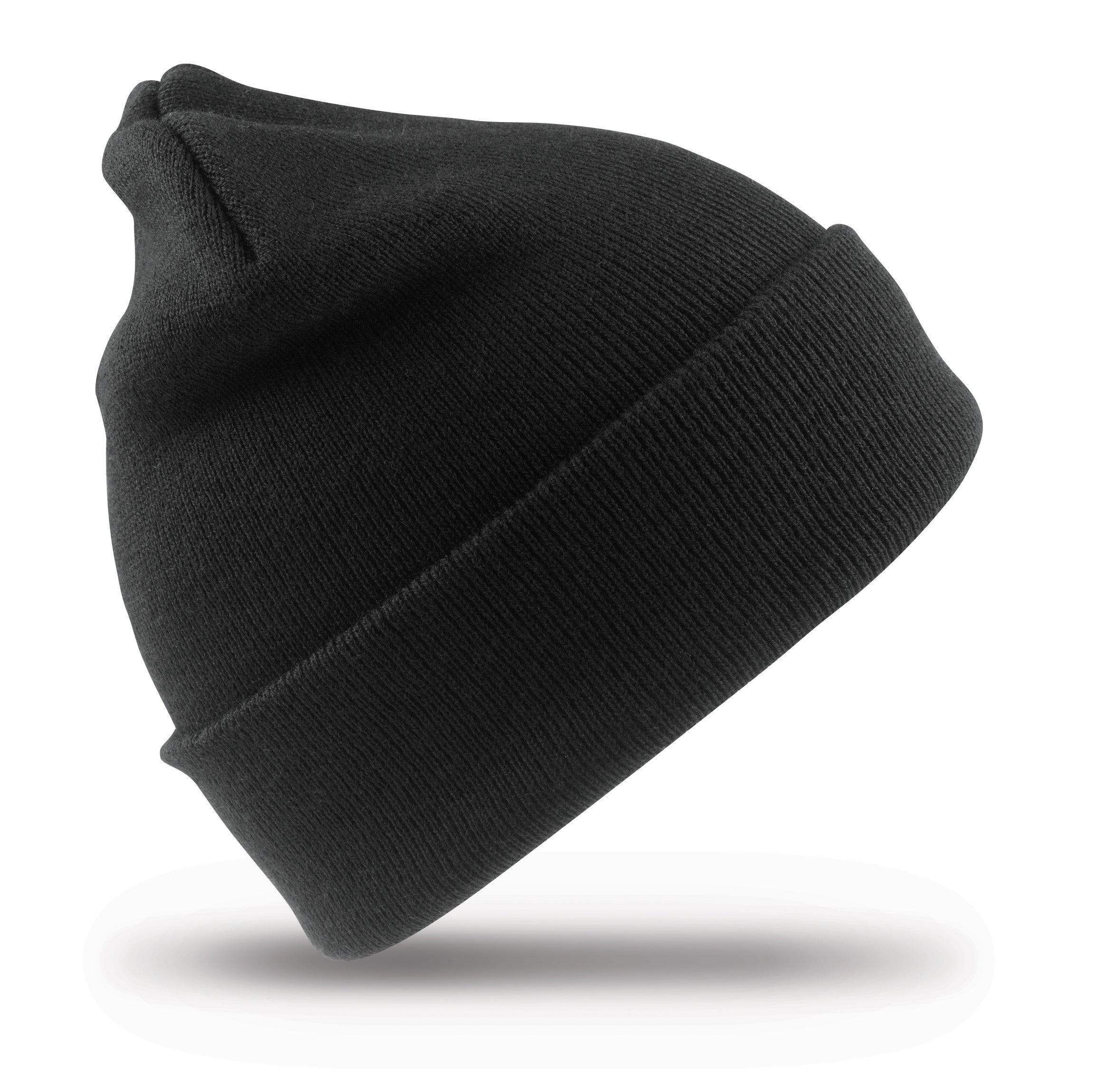 Gorro de doble grosor con vuelta de poliéster reciclado | RC929X