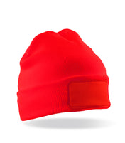 Recycled Turn-Up Beanie with Print Patch and Thinsulate™ Lining | RC934X