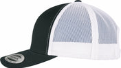 Two-Tone Retro Trucker Cap in Cotton and Recycled Polyester Mesh | FL6606RT
