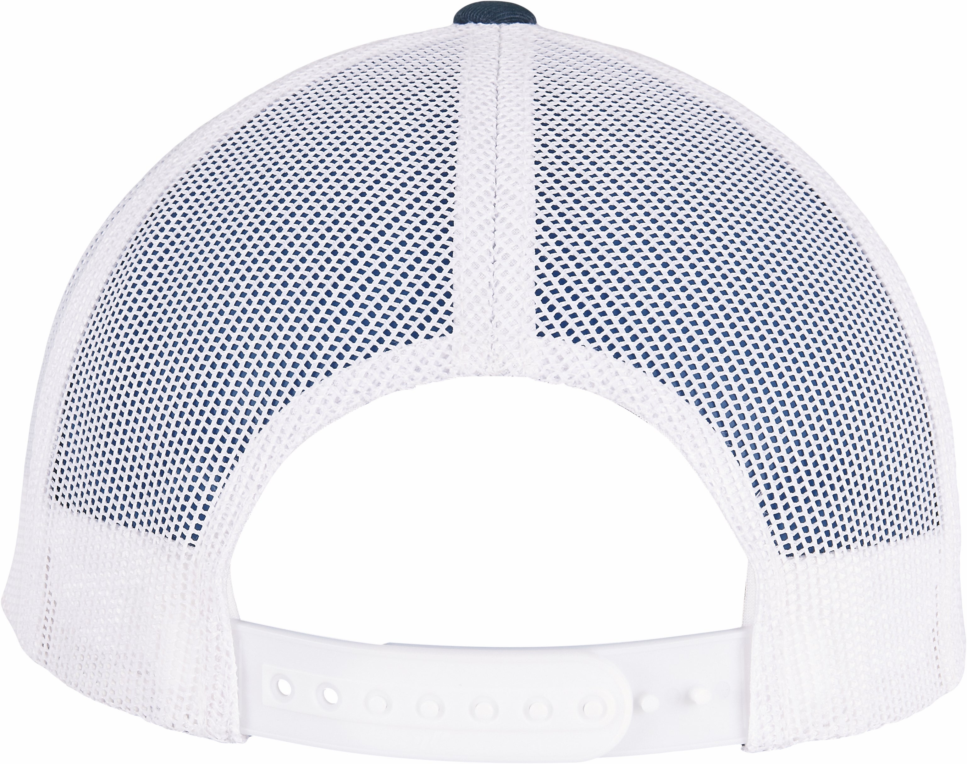 Two-Tone Retro Trucker Cap in Cotton and Recycled Polyester Mesh | FL6606RT