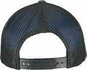 Two-Tone Retro Trucker Cap in Cotton and Recycled Polyester Mesh | FL6606RT