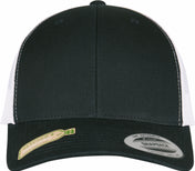Two-Tone Retro Trucker Cap in Cotton and Recycled Polyester Mesh | FL6606RT