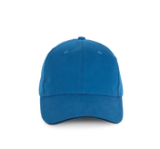 Kappe aus Bio-Baumwolle mit kontrastierendem Sandwich-Schirm - 6 Paneele - KP198