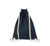 Organic Cotton Backpack With Drawstring Carry Handles - KI0139