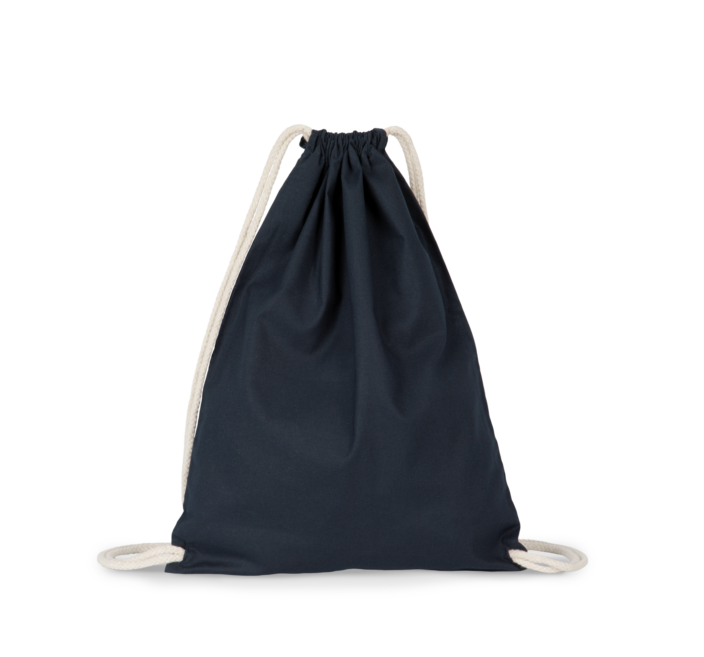 Organic Cotton Backpack With Drawstring Carry Handles - KI0139