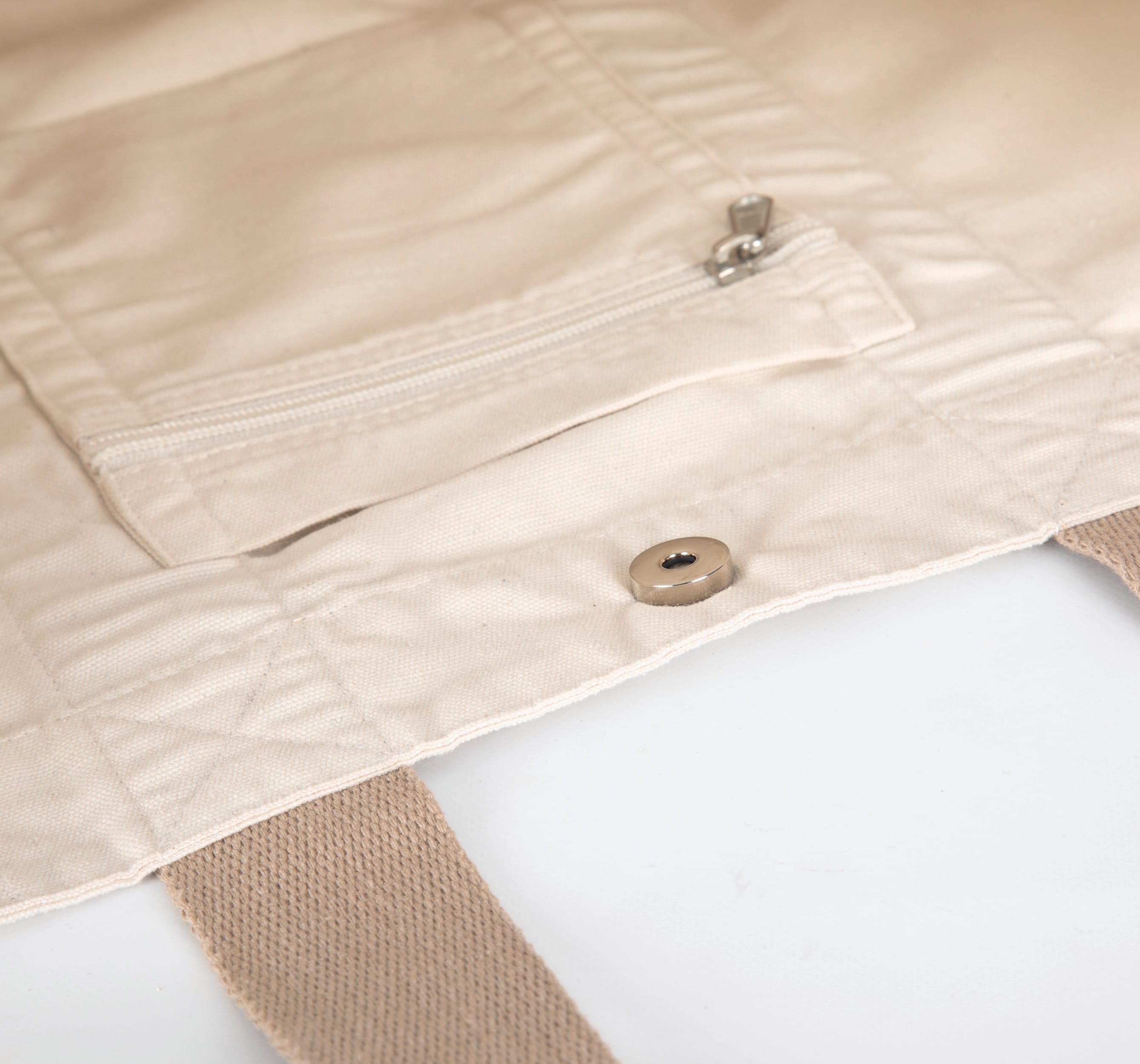 Große Einkaufstasche mit Falten aus recyceltem Material - KI5201