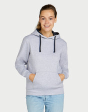 Women’s Contrast Hoodie – Recycled Fabric | 21052