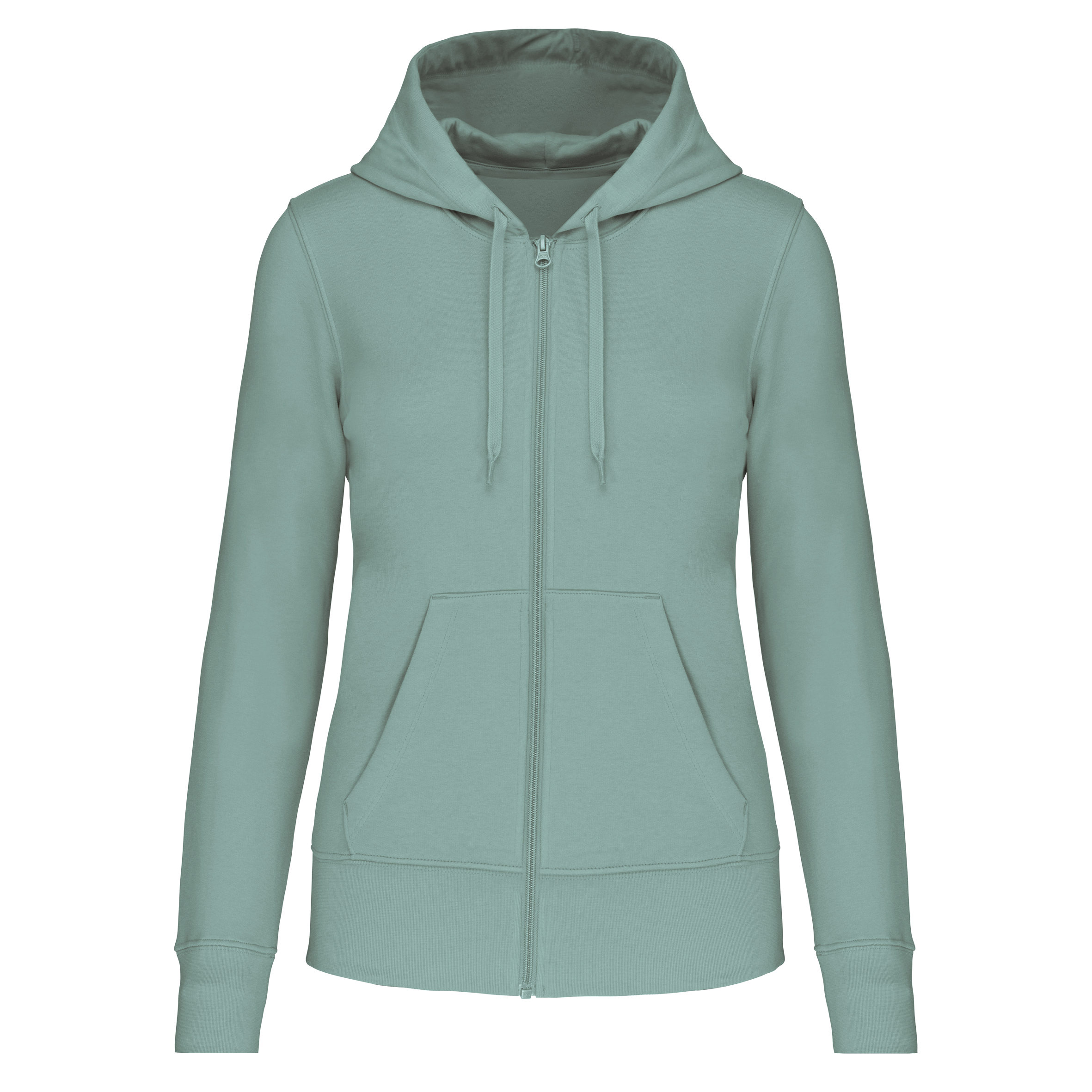 Dames Eco-vriendelijke Hoodie met Rits - 280 g/m² - K4031