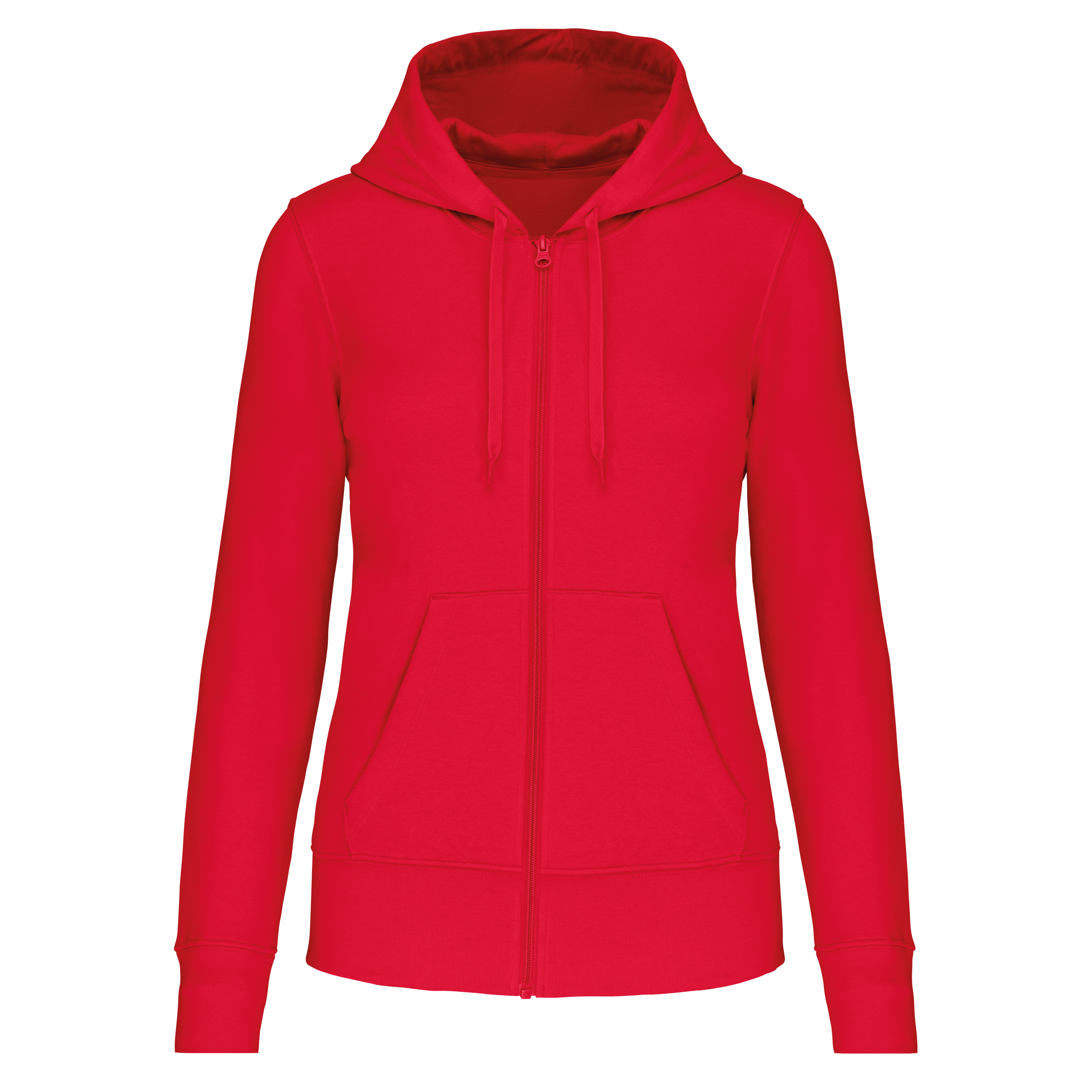 Dames Eco-vriendelijke Hoodie met Rits - 280 g/m² - K4031