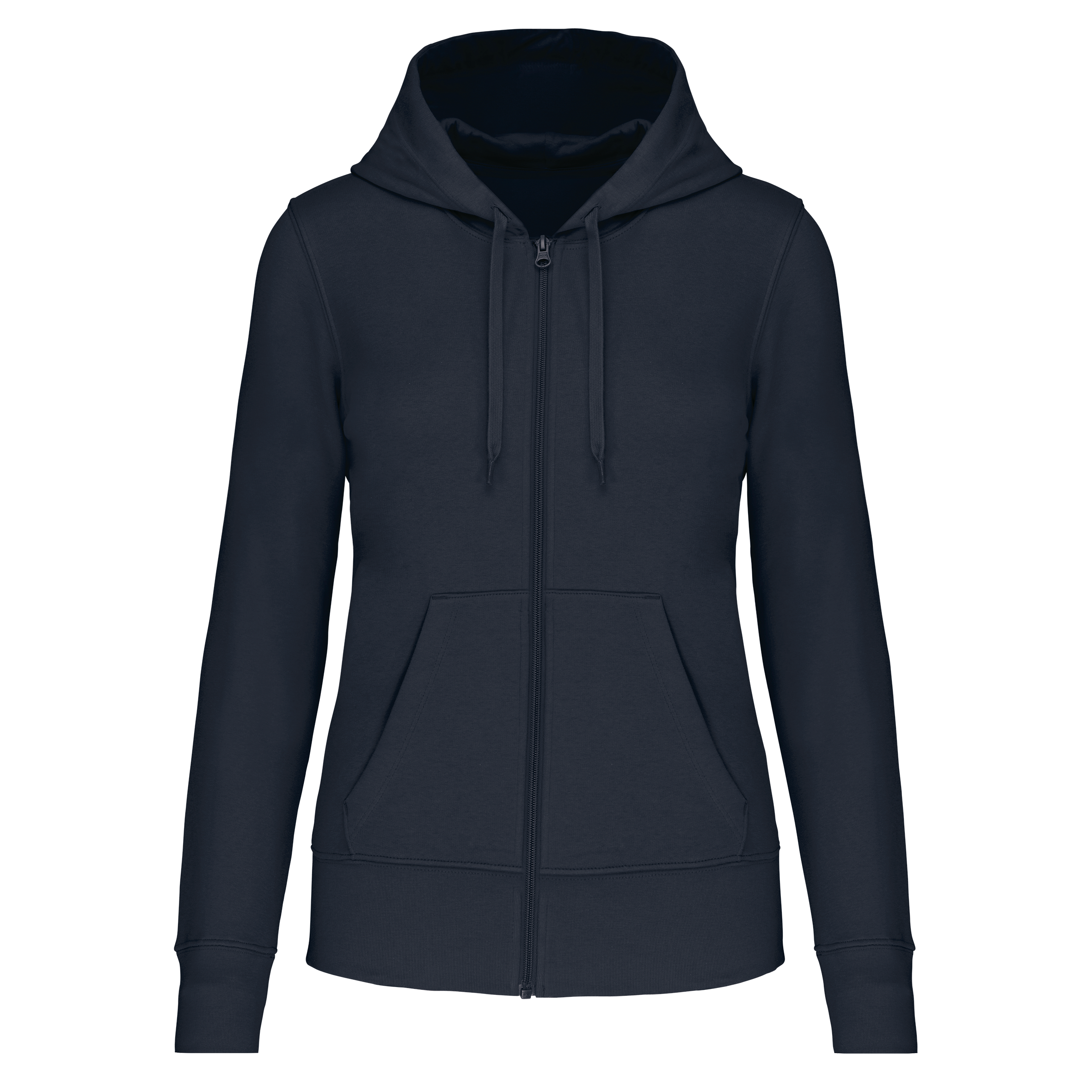 Dames Eco-vriendelijke Hoodie met Rits - 280 g/m² - K4031