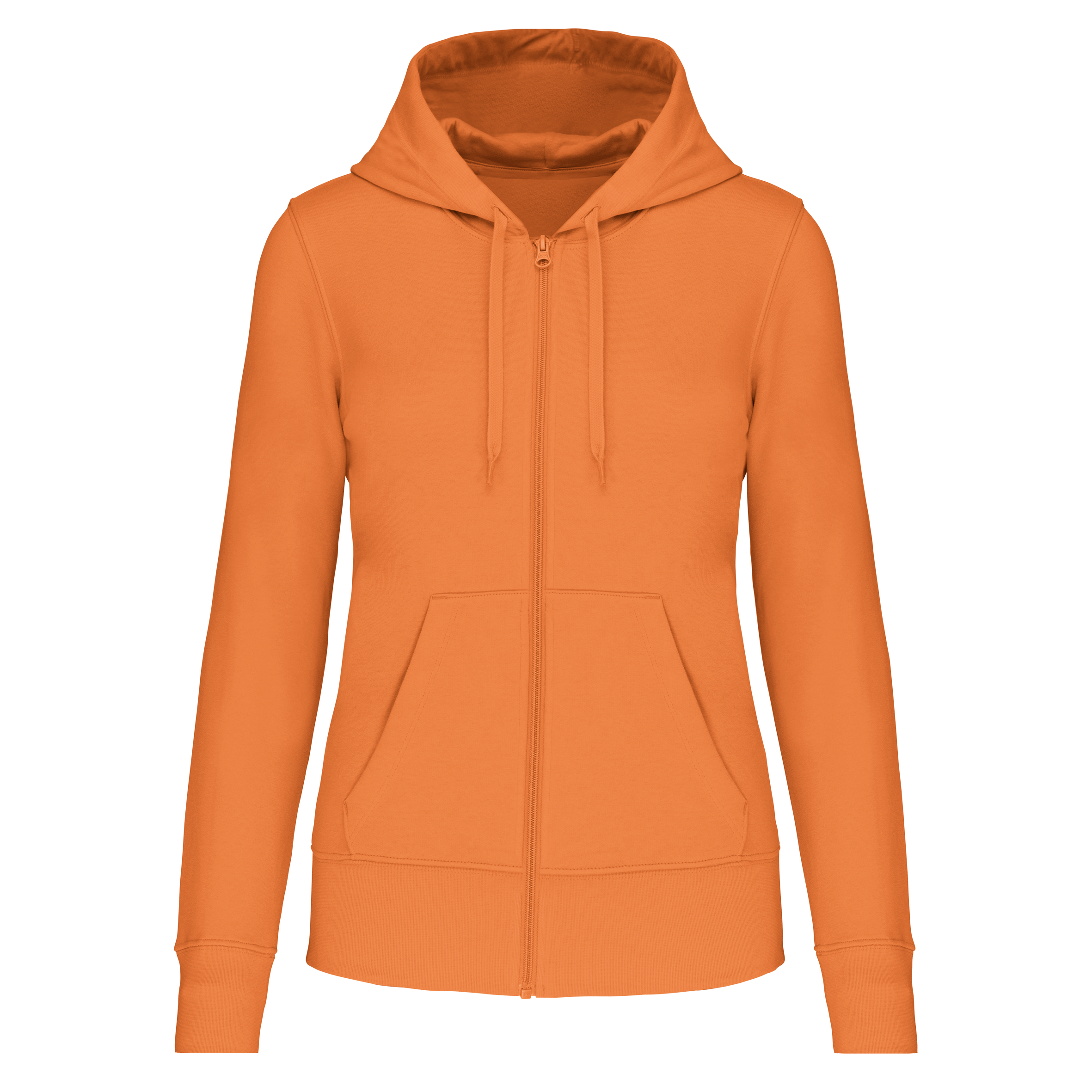 Dames Eco-vriendelijke Hoodie met Rits - 280 g/m² - K4031