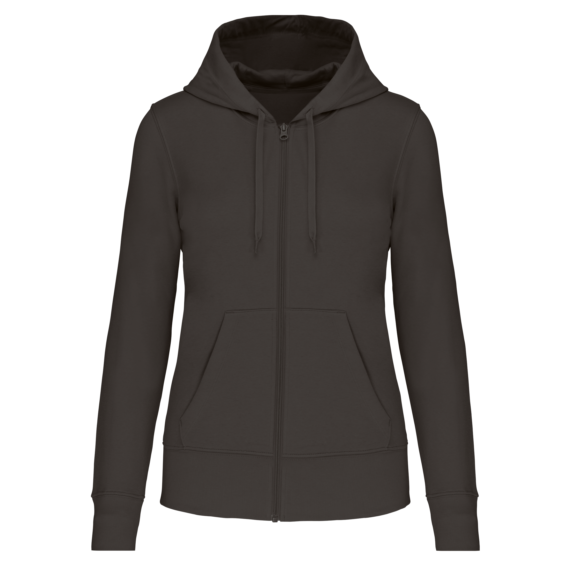 Dames Eco-vriendelijke Hoodie met Rits - 280 g/m² - K4031