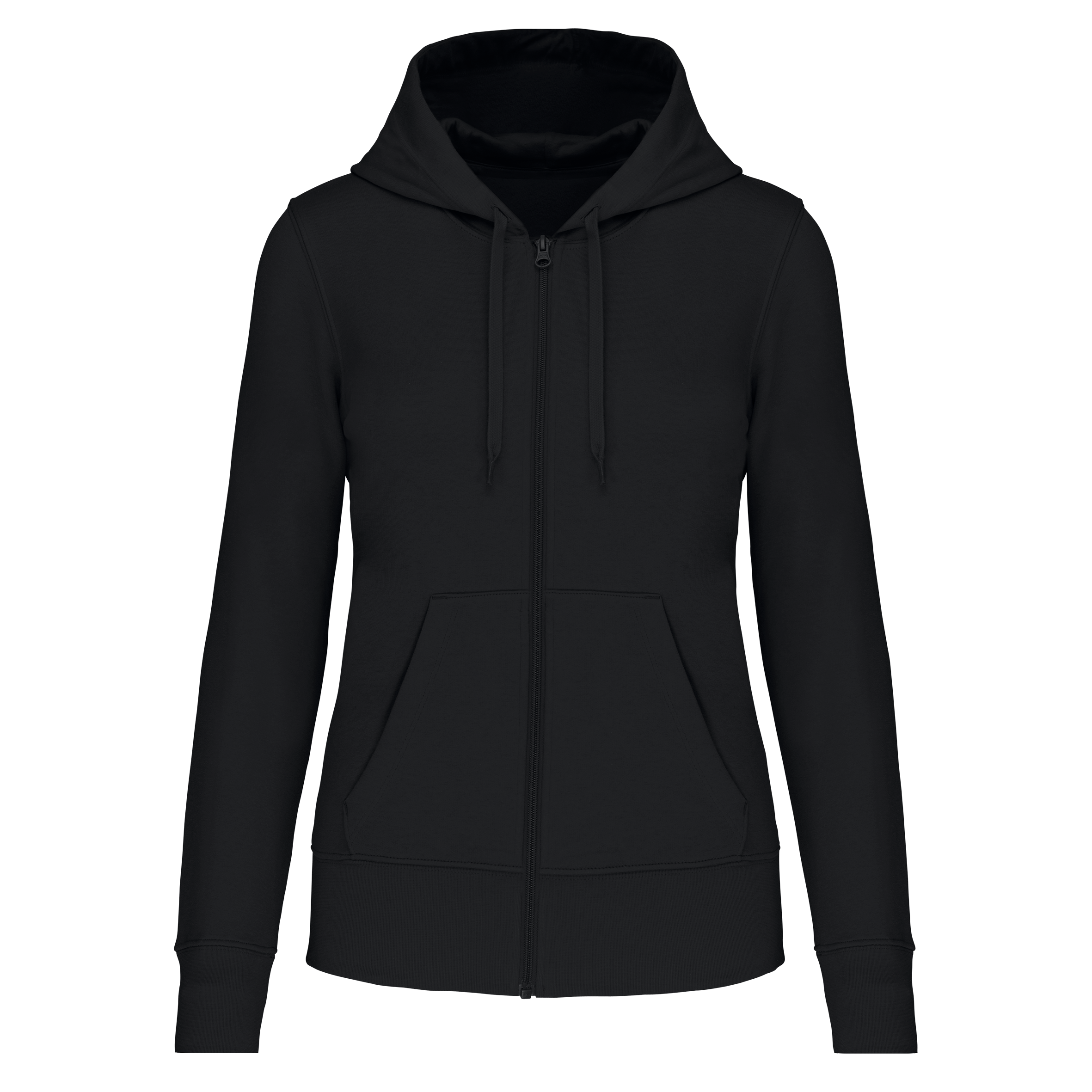 Dames Eco-vriendelijke Hoodie met Rits - 280 g/m² - K4031