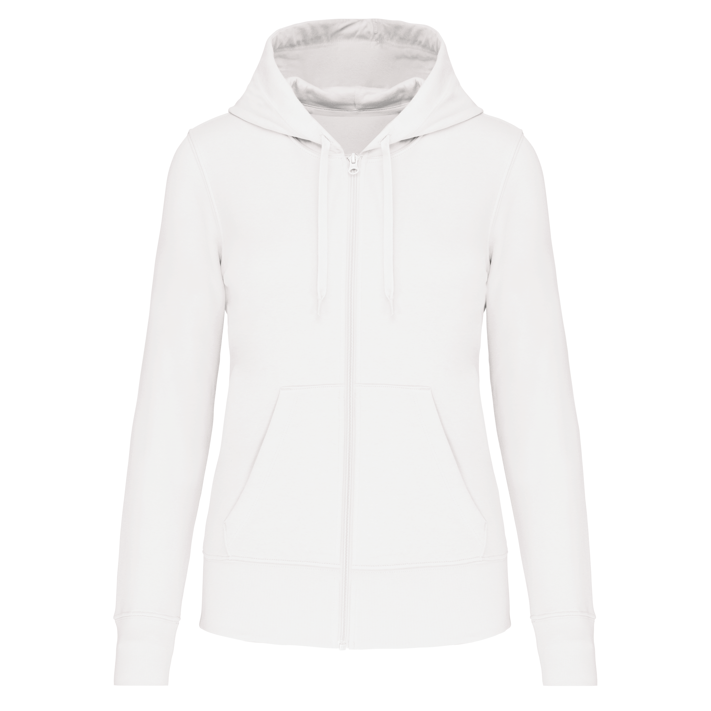 Dames Eco-vriendelijke Hoodie met Rits - 280 g/m² - K4031