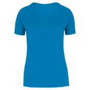 T-shirt de sport à col rond recyclé pour femmes - PA4013