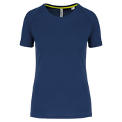 T-shirt de sport à col rond recyclé pour femmes - PA4013