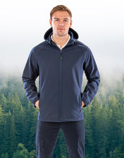 Veste Softshell à Capuche 3 Couches Recyclée pour Hommes - 21433