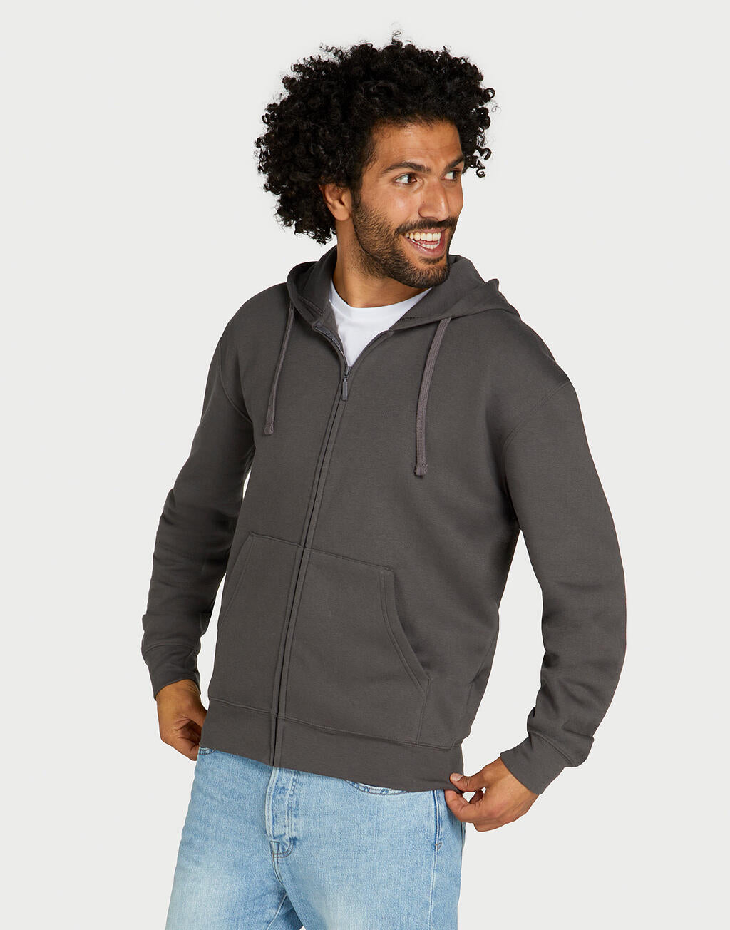 Men’s Full-Zip Hoodie – Recycled Fabric | 21552