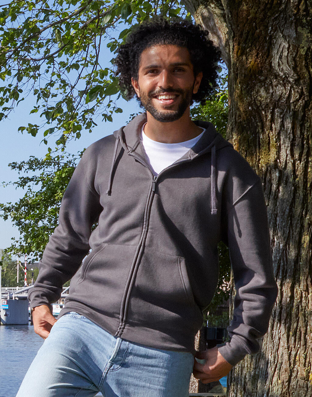 Men’s Full-Zip Hoodie – Recycled Fabric | 21552