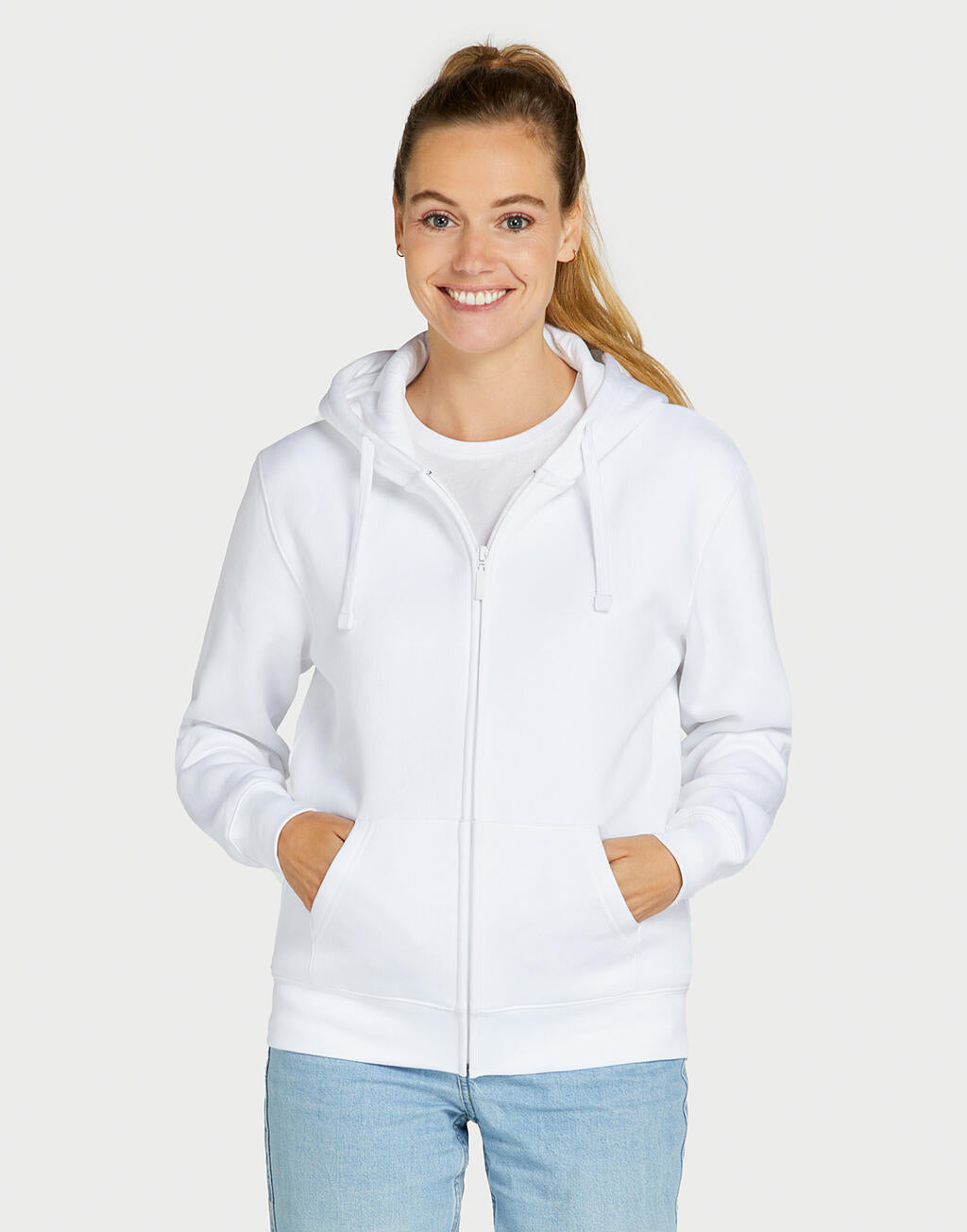 Women's Full-Zip Hoodie – Recycled Fabric | 21752