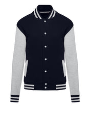 Customizable Unisex Varsity Jacket – Recycled Fabric | 21952