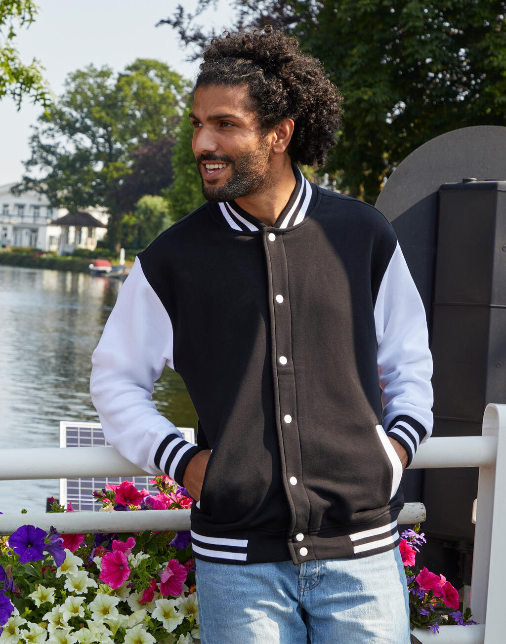Customizable Unisex Varsity Jacket – Recycled Fabric | 21952