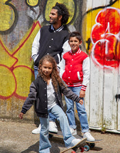 Customizable Unisex Varsity Jacket – Recycled Fabric | 21952