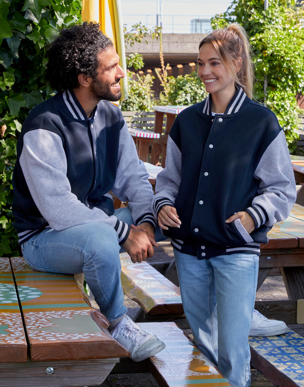 Customizable Unisex Varsity Jacket – Recycled Fabric | 21952