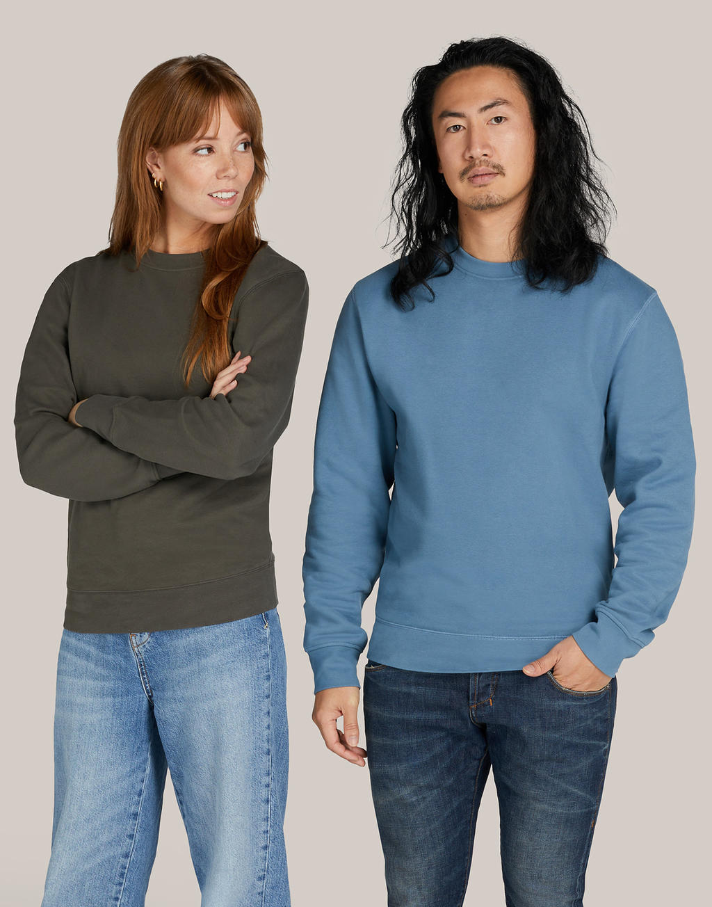 SG Signature 23052 - Sudadera Unisex con Cuello Redondo sin Etiqueta