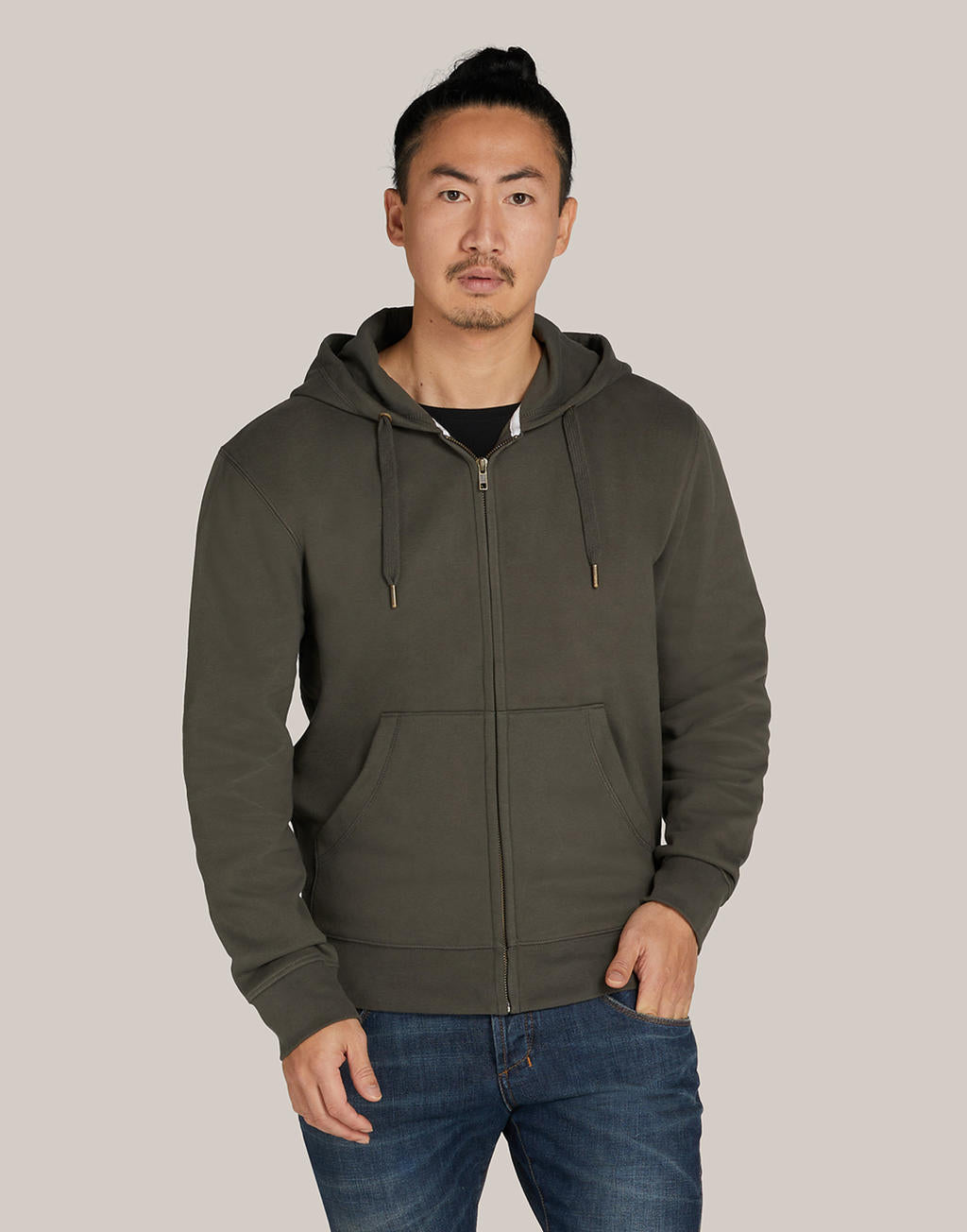 Sudadera con capucha sin etiqueta de cremallera completa unisex SG Signature | veintitrés mil ciento cincuenta y dos