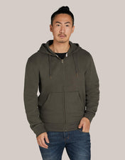 Sudadera con capucha sin etiqueta de cremallera completa unisex SG Signature | veintitrés mil ciento cincuenta y dos