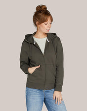 Sudadera con capucha sin etiqueta de cremallera completa unisex SG Signature | veintitrés mil ciento cincuenta y dos
