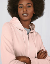 Organic Zipped Hoodie for Women - 23342