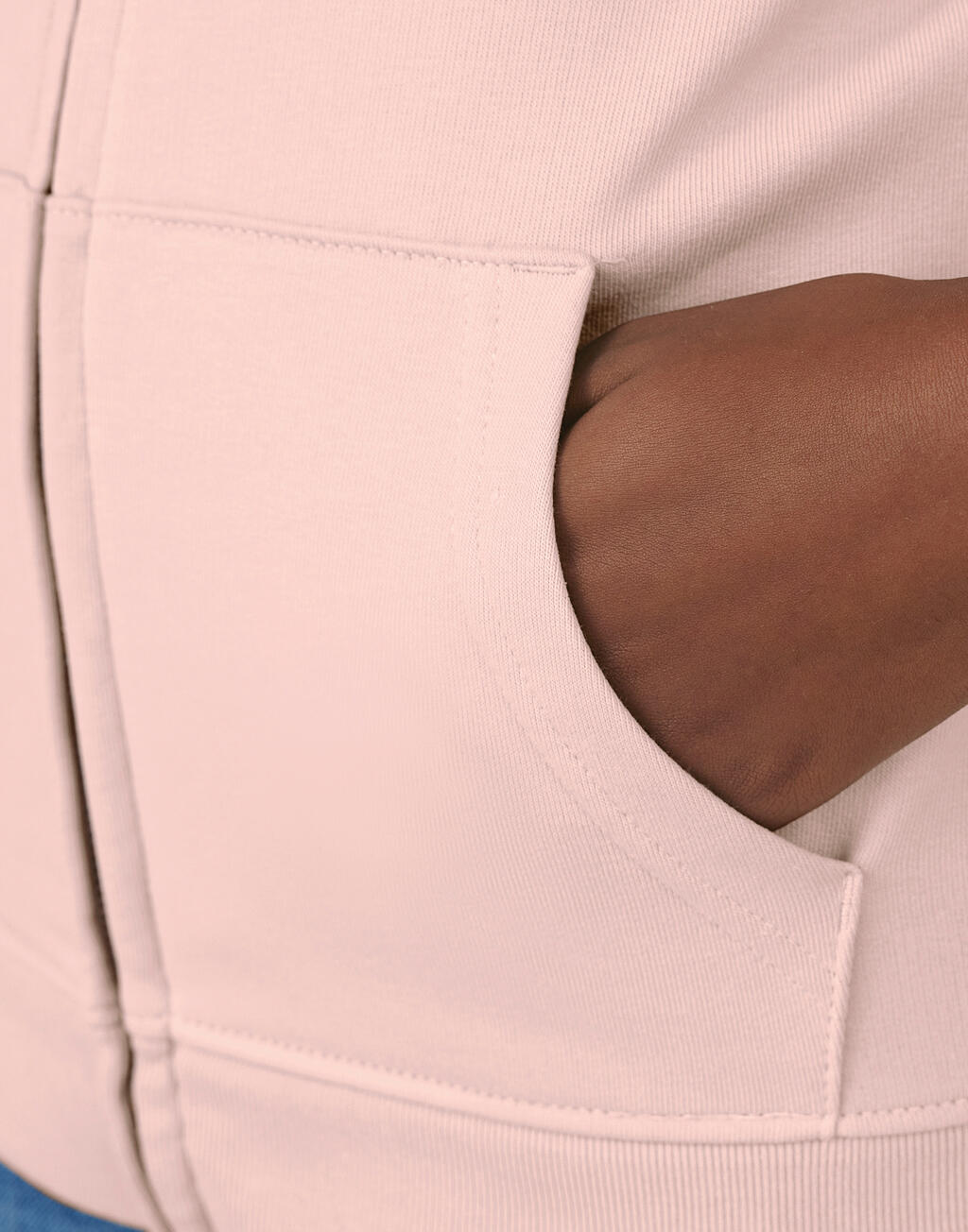 Organic Zipped Hoodie for Women - 23342