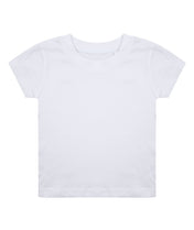 T-shirt per neonati a girocollo e maniche corte in cotone biologico | LW620